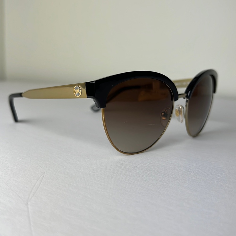 Michael Kors womens sunglasses black and gold